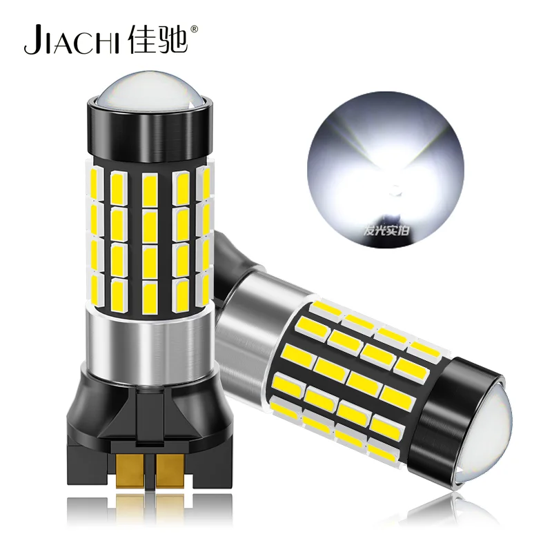 Jiachi 2PCS PW24W PWY24W LED Bulbs 3014 LED 54SMD DRL Fog Lamps For Universal Car Turn Signal Light Daytime Running Light DC12V