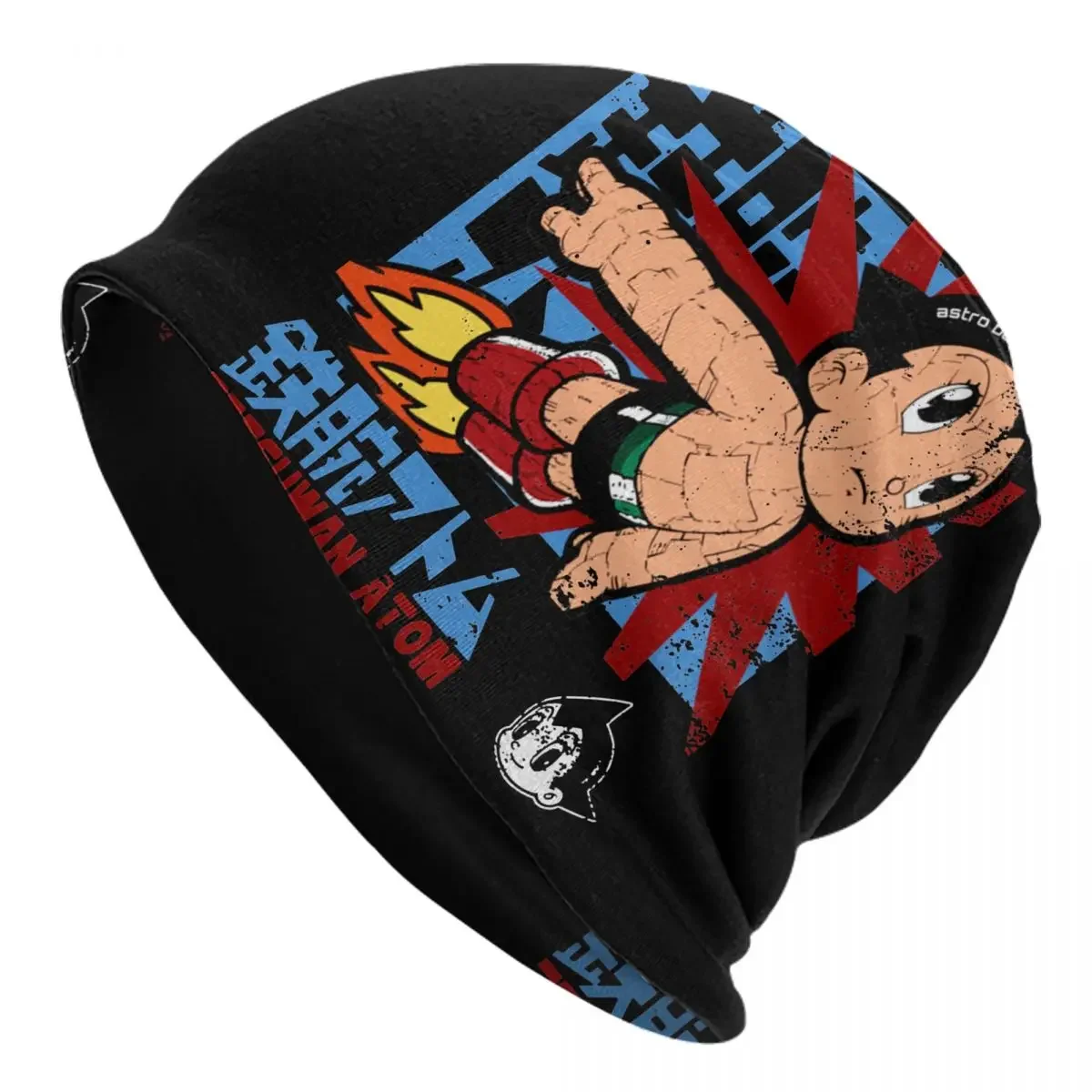 Astro Boy Manga Anime Bonnet Hats Fashion Street Skullies Beanies Hats Mighty Atom Astroboy for Men Women Warm Dual-use Cap