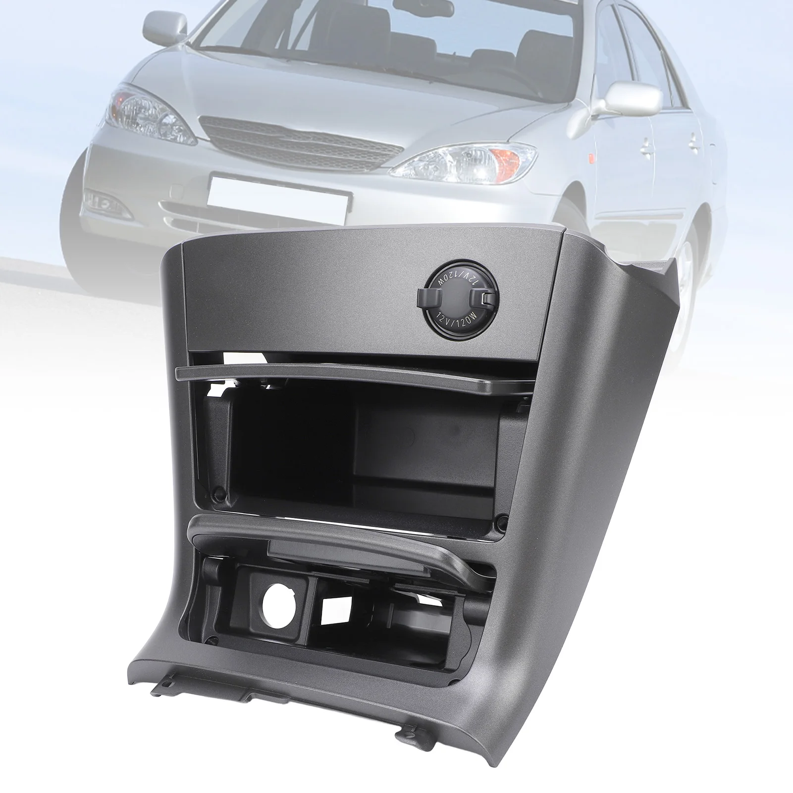 لوحة التحكم المركزية صندوق تخزين والعتاد شيفتر صندوق القفازات ولاعة السيجار ثقب لوحة الجمعية لتويوتا كامري XV30 2001 ‐ 2006