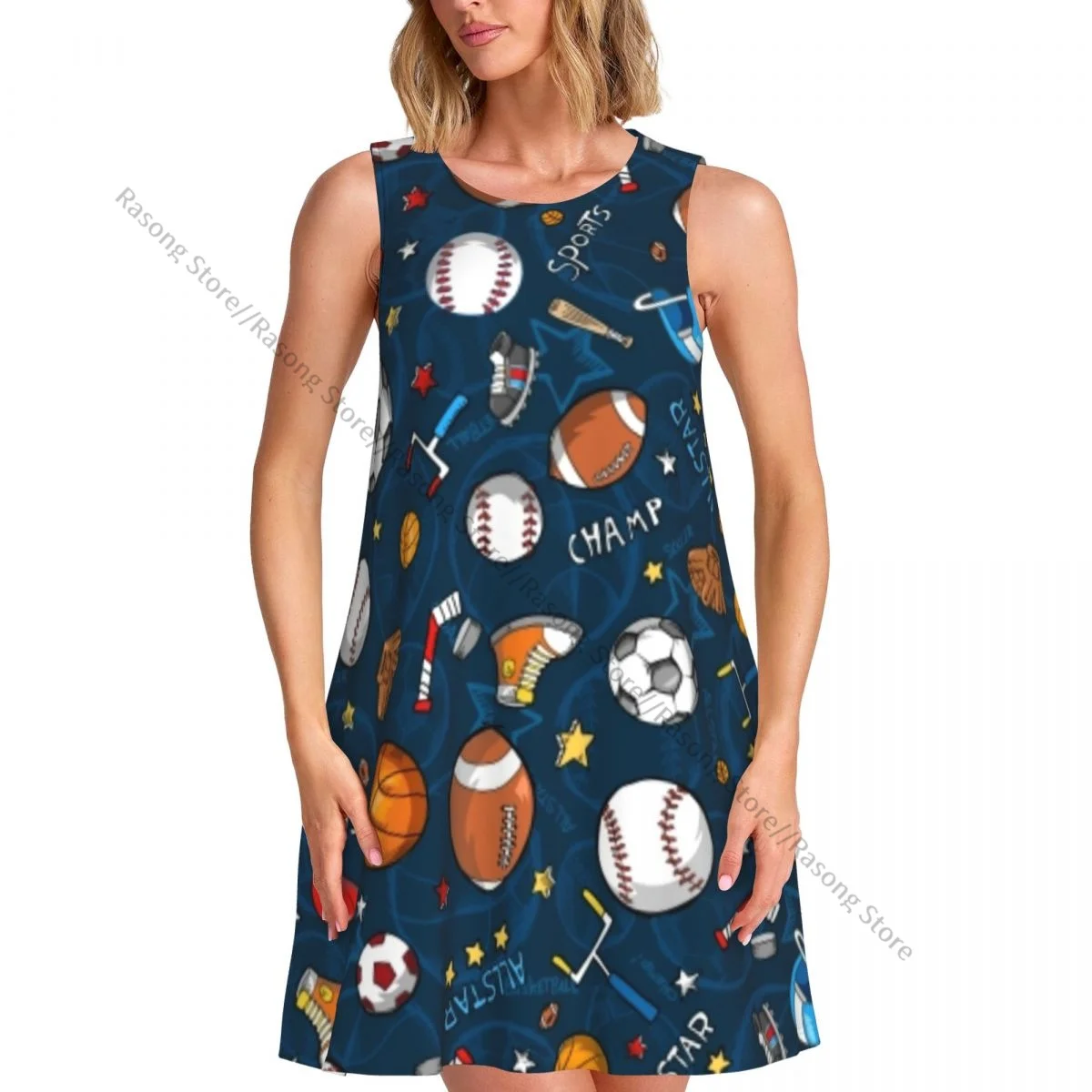 O Neck Sleeveless A… - image