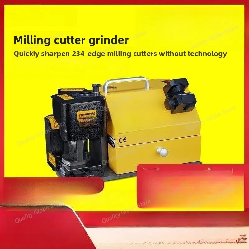 

End Mill Grinder, Knife Sharpener, Edge-Sharpening Tool, Specialized Tool for End Mills & Drill Bits, Grinding Wheel