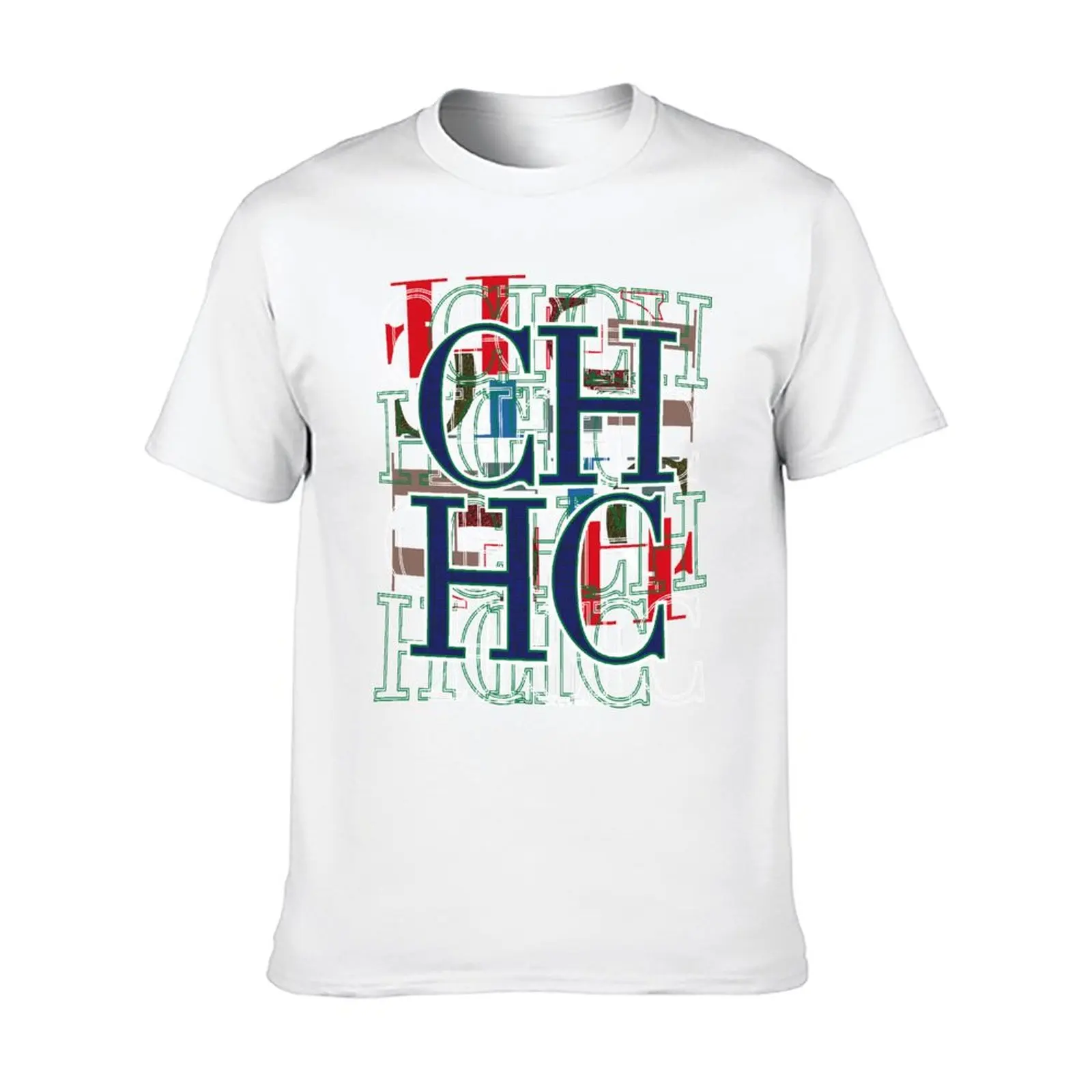 

CHCH New Men's Letter pattern T-shirt Fashion Simple Casual Shirt Sports T-shirt Outdoor Men Running Short Sleeve Men Tops
