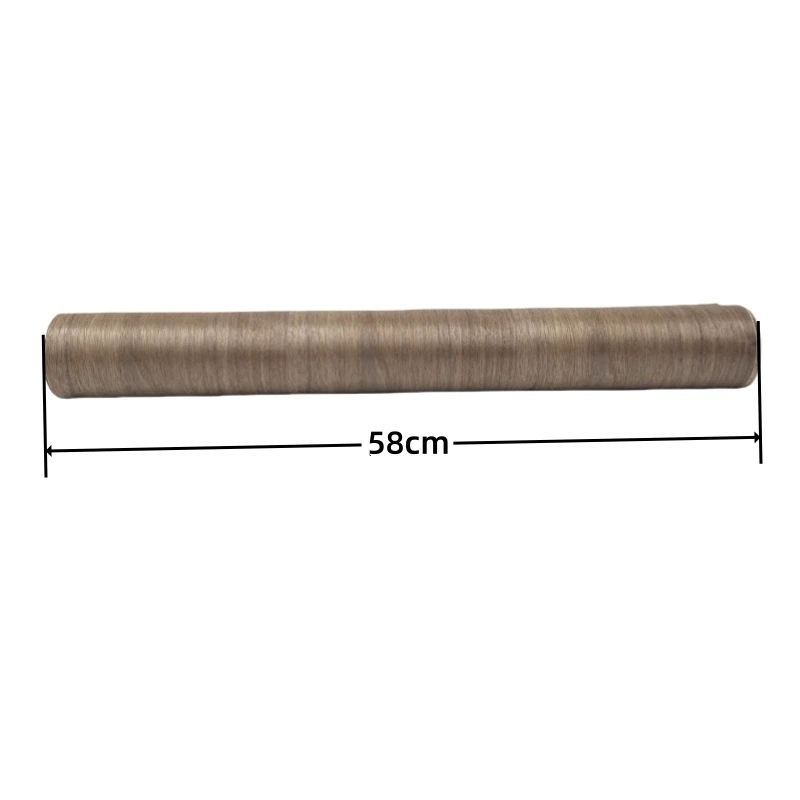 250*58cm Natural Black Walnut, Kraft Paper Back Veneer for Restoration of Furniture Tabletops and Stero Speaker, Veneered Walnut
