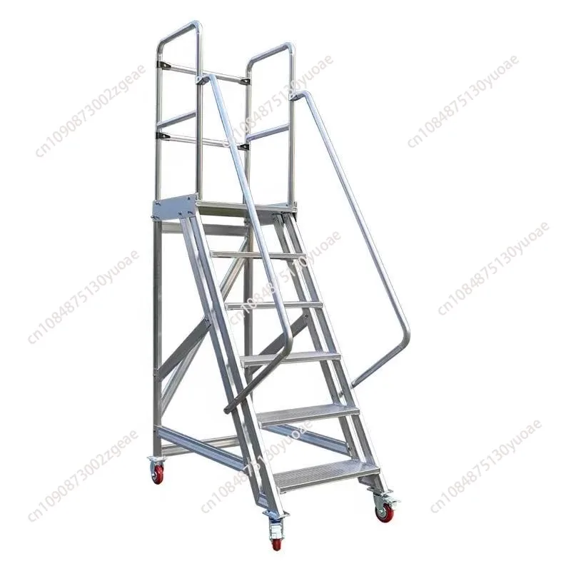 

Лестница из алюминиевого сплава, мобильная платформа, лестница для восхождения, антикоррозийный противоскользящий ремень, тормоз, ступенька, лестница, спасательный мост