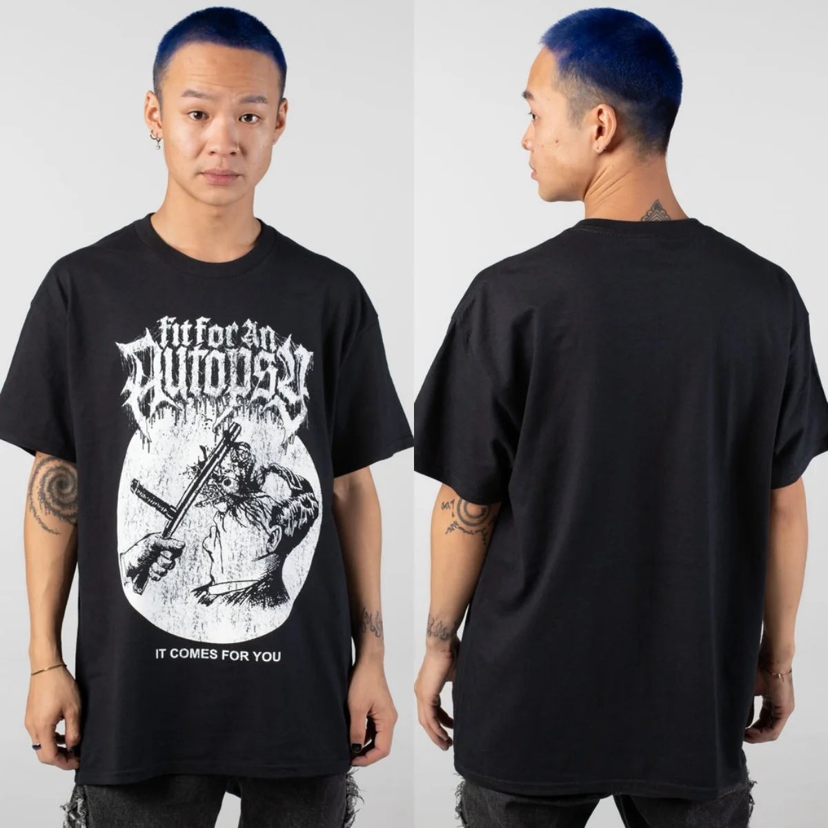 2026 Fit for An Autopsy Graphic Cotton T-shirt Unisex Summer Short Sleeve Fashion Brand Tee Luxury Casual Vintage Tees