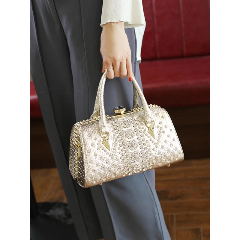 

Rhinestone Women's Bag 2025 Fashion Diamond Handbags for Women Bolso Mujer Designer Luxury Shoulder Messenger Bag