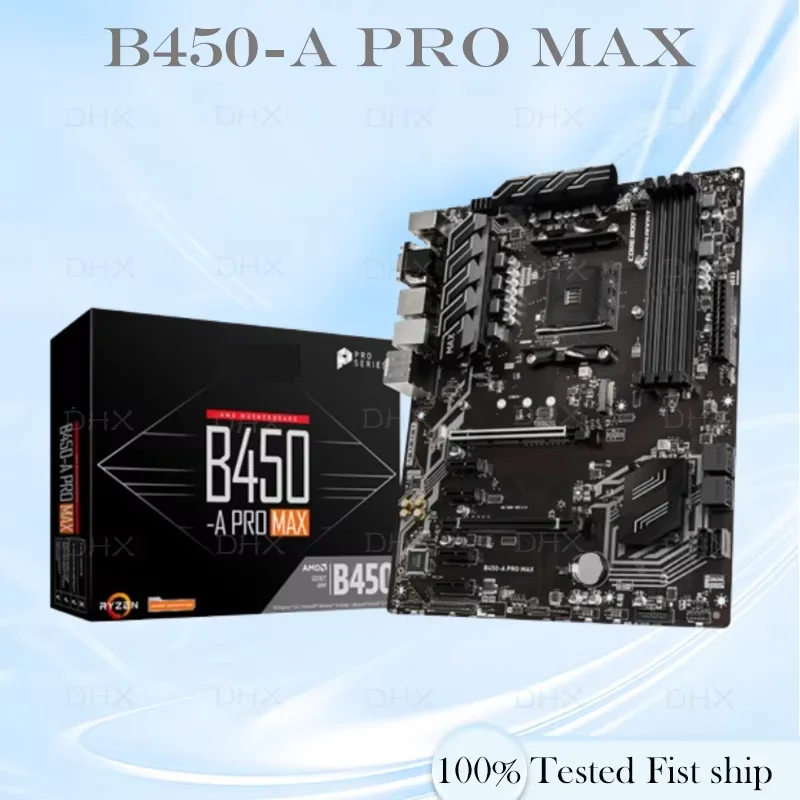 For MSI B450-A PRO MAX Motherboard 128GB Socket AM4 DDR4 M.2 HDMI ATX B450 Motherboard 100% Tested Fully Work be Fast ship DH