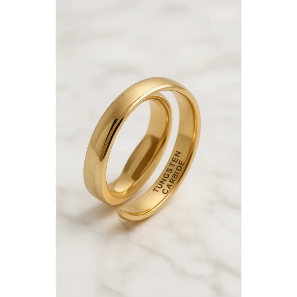 

Кольца из вольфрама (3-10 мм) серебристого и золотистого цвета для мужчин, женщин, пар, для свадьбы и помолвки, куполообразные, полированные, комфортные, с идеальной посадкой