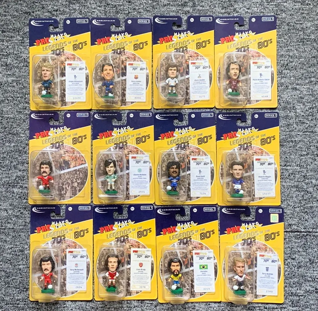 Genuine Corinthian Prostars Football Soccer Pro Star Legends Figures Falcao McDermott Doll Collection Ornament Gifts