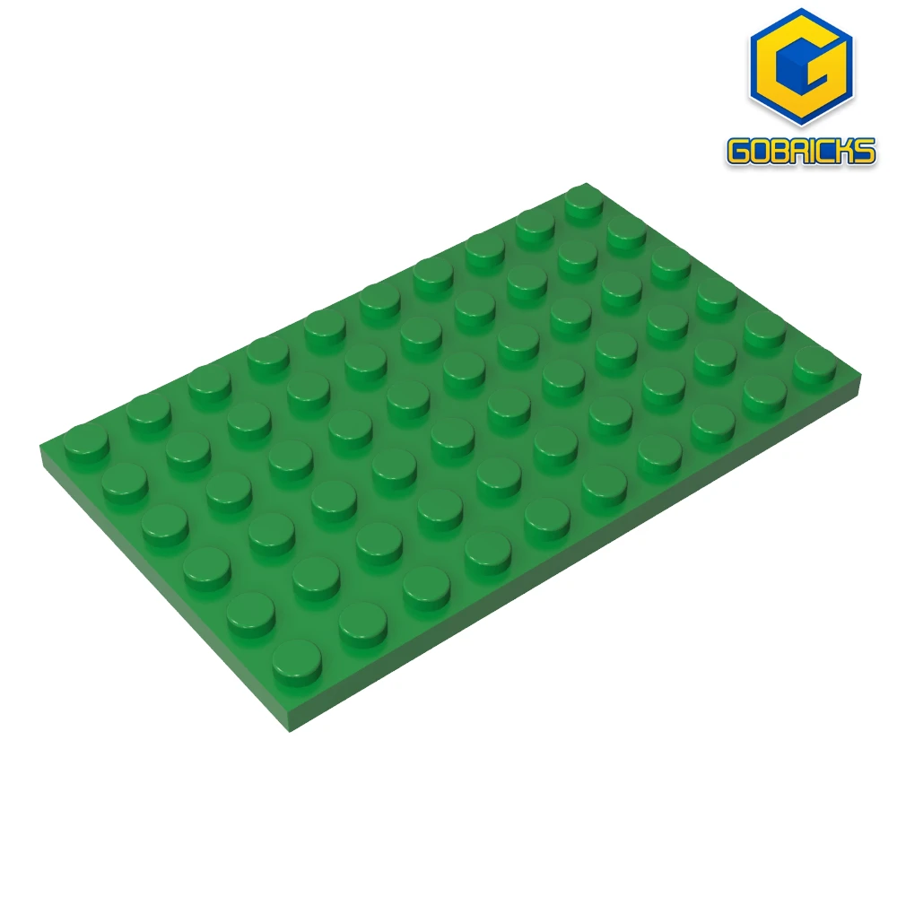 

Gobricks Bricks Assembles GDS-525 Parts Plate 6 x 10 compatible with lego 3033 Building Blocks