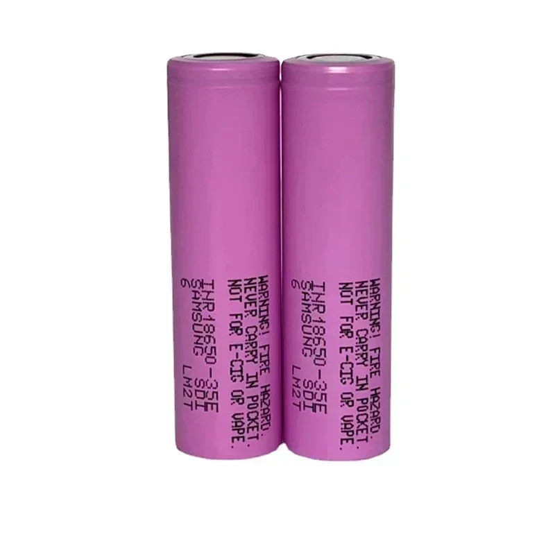 INR18650 35E Battery Original 3.7V 3500mAh 18650 Li-ion 20A Discharge Rechargeable Screwdriver Flashlight Power Tools Batteries