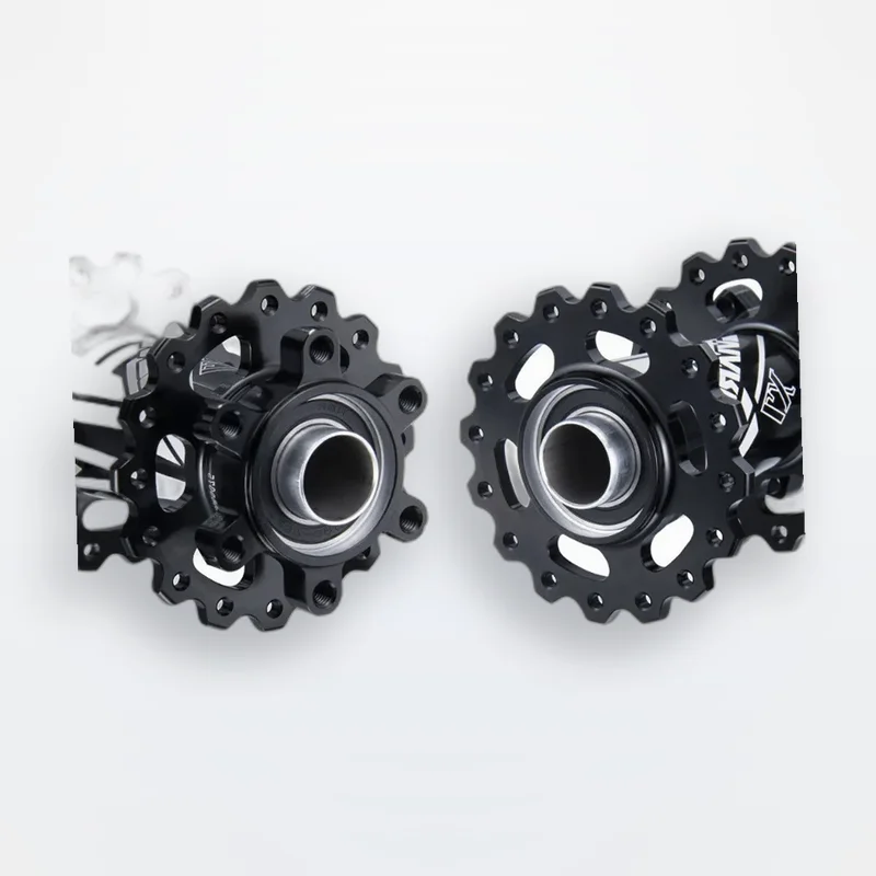 MTB Hub VIARON-X7 6 Pawl 108 Click,32H,7075 Alloy Axle 6061 Shell,14G Spoke,100x15 142x12 Thru Axle for Enduro Downhill Bike