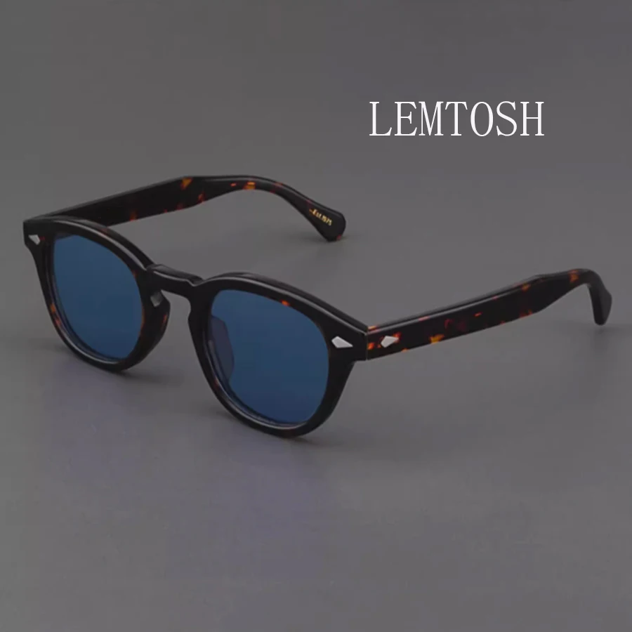 

Polarized Sunglasses Men Women Johnny Depp Lemtosh Style Sun Glasses Retro Round Acetate Frame UV400 Lens Oculos