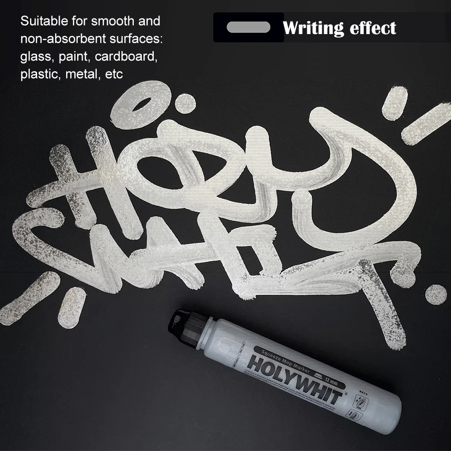 50ml Graffiti Flow Pen Oil-based Paint Signature Pen Round Tip Highlighter Waterproof 12mm Paint Pen Mark Wall Painting