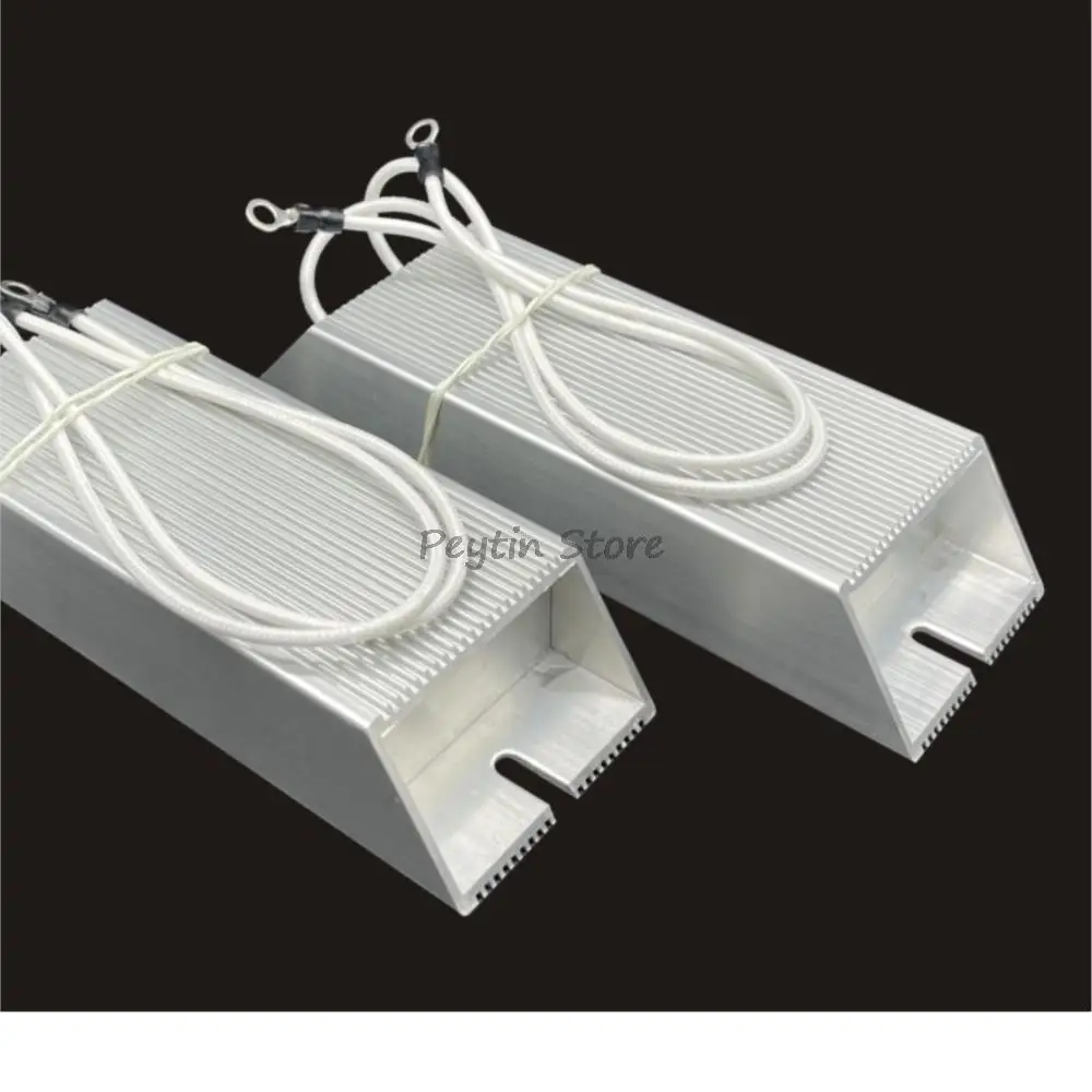 

1Pc RXLG Inverter Brake Aluminum Case Brake Resistance 800W 3/10/20/30/40RJ~150RJ Aluminum Case Resistor