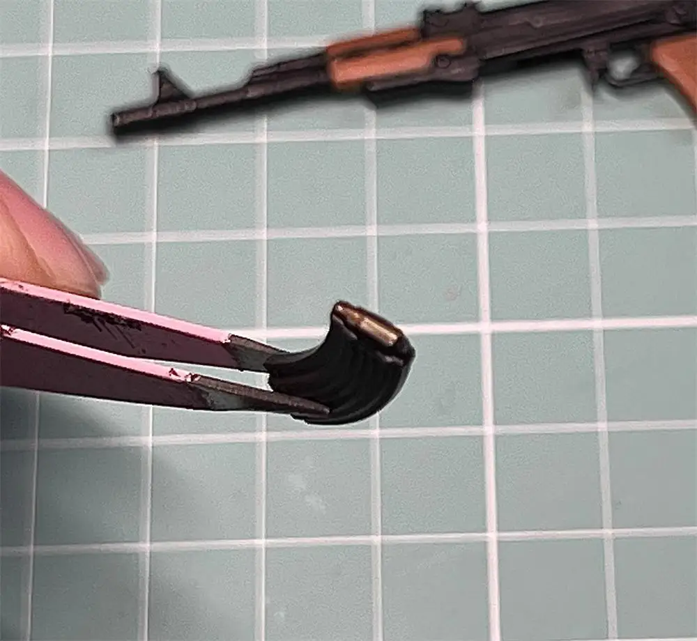 1/12 3ATOYS Soldier Doll Snake Mini Toys AK47-Toys Weapons Clip PVC Material Equipment Accessories For 6" Action Figure Collect