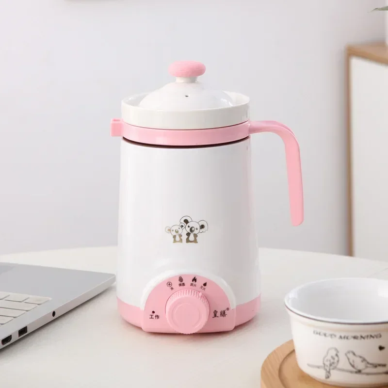 Mini Electric Thermal Kettle Ceramics Water Heating Cup Milk Boiler Noodles Porridge Stew Pot Baby Food Slow Cooker Teapot 220V