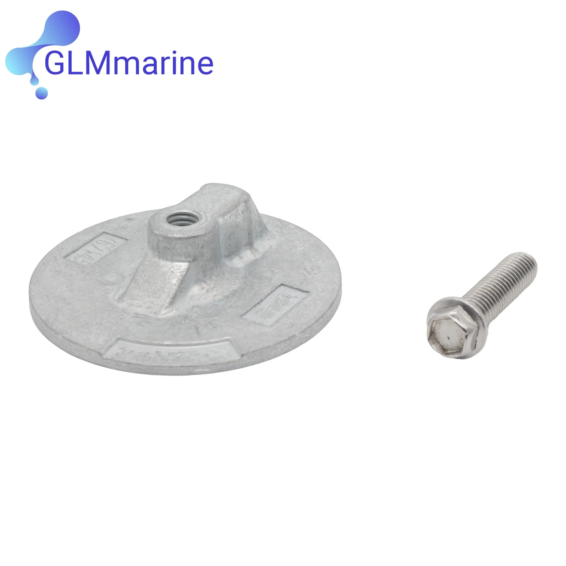 Алюминиевая анодная пластина из цинка с крепежным болтом 76214Q5 для Mercury MerCruiser Alpha 1 Gen 2 и Bravo 1 2 3 X XR XZ Stern Drive