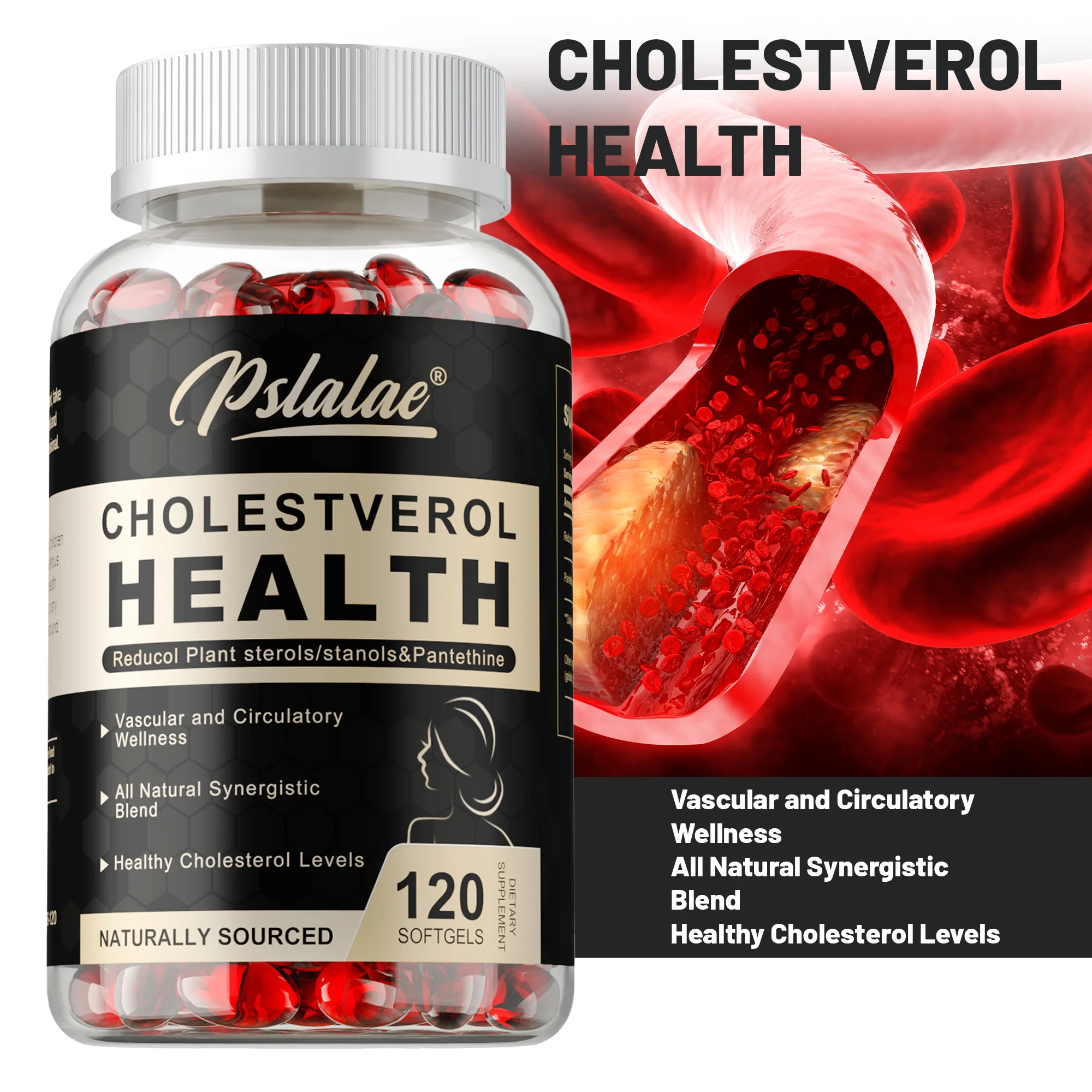 

Cholesterol Health - Antioxidant, Maintains Cholesterol Levels, Supports Vascular, Heart and Adrenal Health, Energy Metabolism