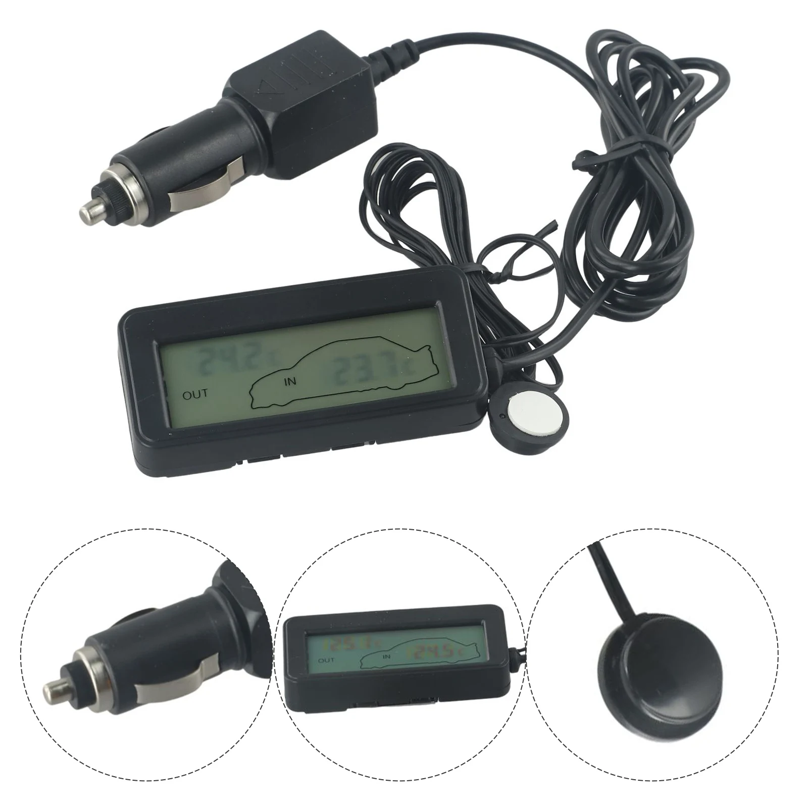 Brand New Car Thermometer Mini Hygrometer Digital Thermometer T18Model Temperature Sensor 50°C - 69°Ctemperature