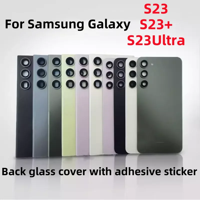 

Back cover glass replacement for Samsung Galaxy S23 s23plus/s23ultra S9110 s9160 s9180 rear housing case