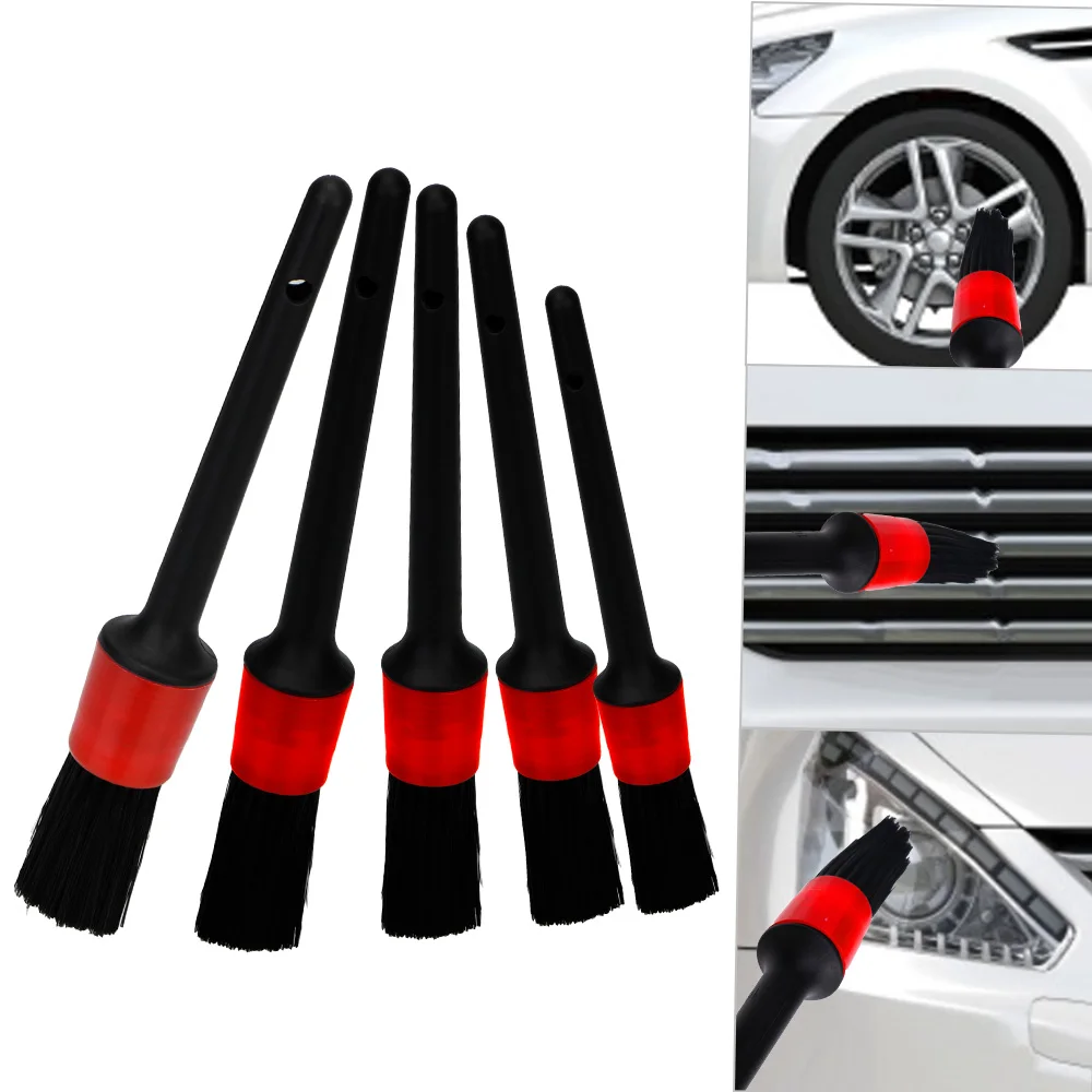 

Car Wash Accessories Car Detailing Brush 5pcs Auto Cleaning Dashboard Air Outlet Clean Brush Tools Car Cleaning Detailing Set