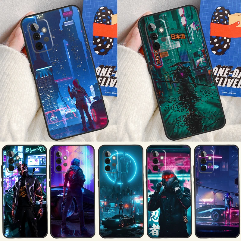 Cyberpunk Fundas For Samsung Galaxy A53 A33 A73 A51 A71 A50 A70 A12 A22 A32 A52 A72 A52S A21S Case