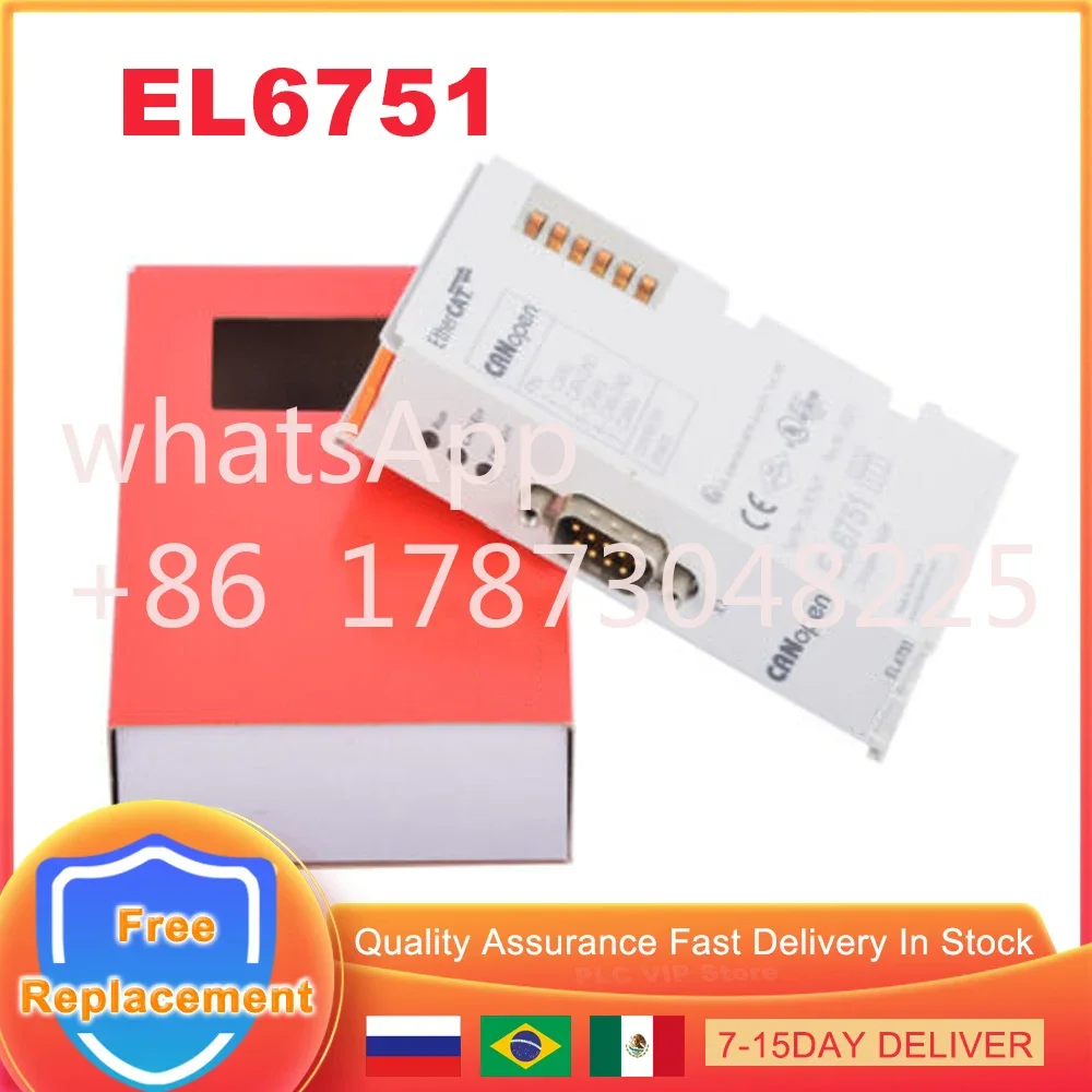EL6751 EL 6751 EtherCAT Canopen Master Terminal Module dla BECKHOFF Nowy oryginał