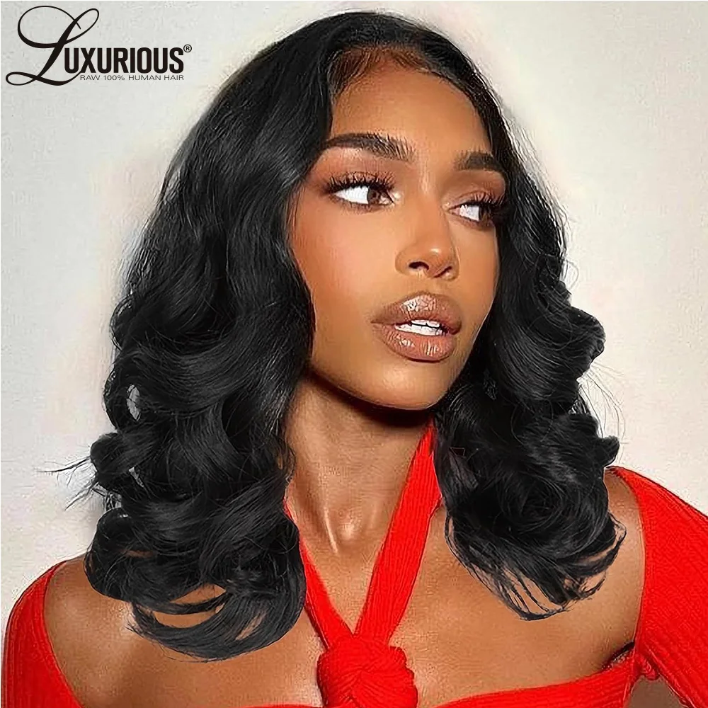 Glueless Body Wave natural color Wigs For Women Preplucked 13X4 HD Transparent Lace Front Wig Brazilian Virgin Human Hair Wigs