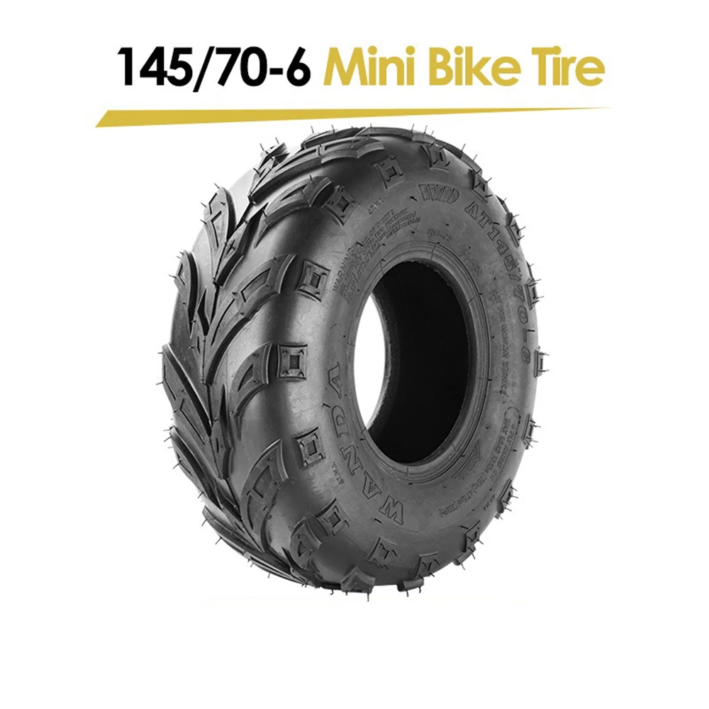 

145/70-6 Бескамерная шина 6-дюймовая шина для квадроцикла для четырехколесного автомобиля 50cc 70cc 110cc Маленькие передние или задние колеса для квадроциклов