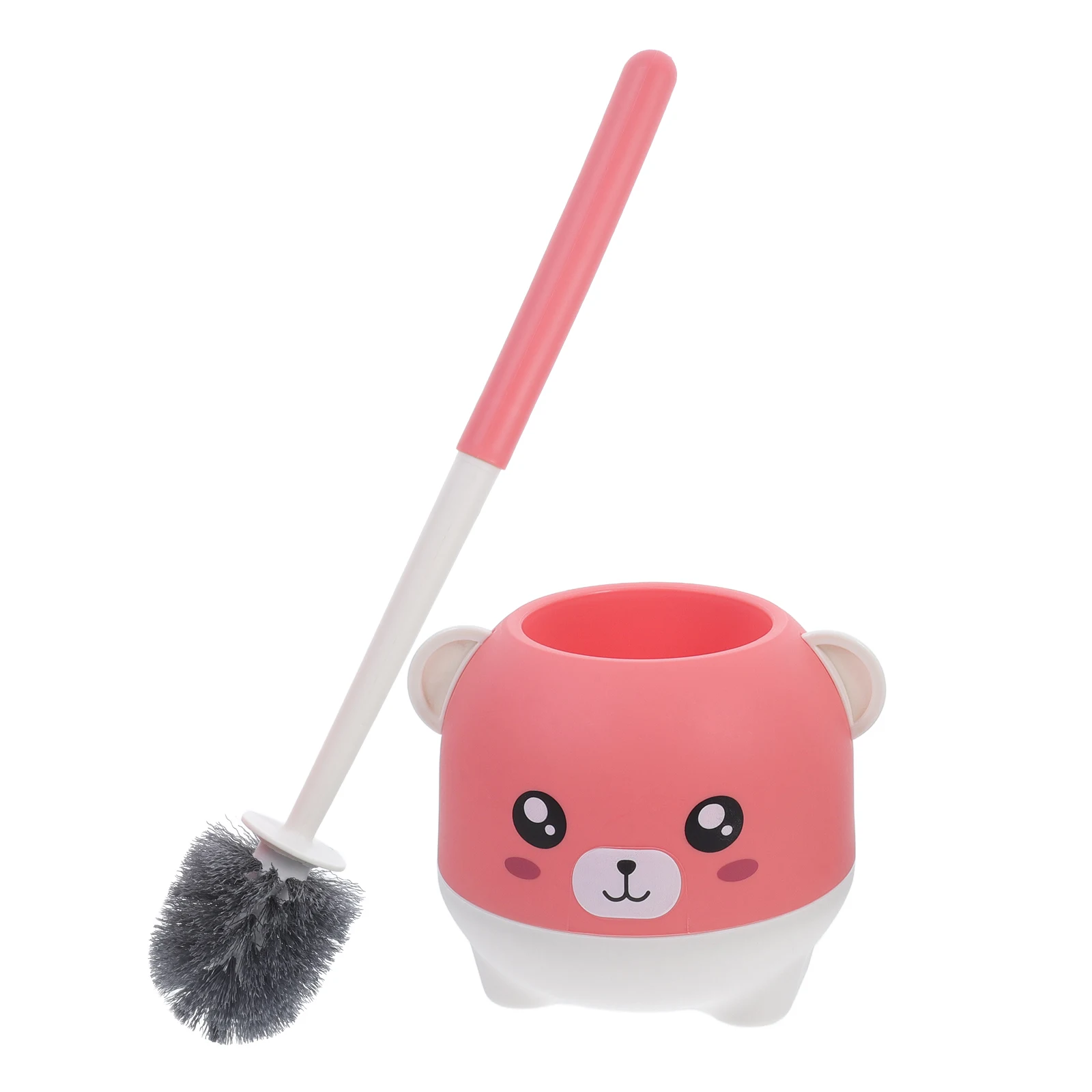 

Toilet Brush Animal Design No Drill Wall Mount Pp Bathroom Cleaning Tool Soft Dense Bristles Reaches Corners Efficient