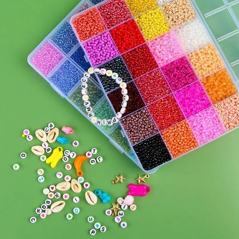 Collana per perle F62D che creano per cuscinetti con scatola organizzatore