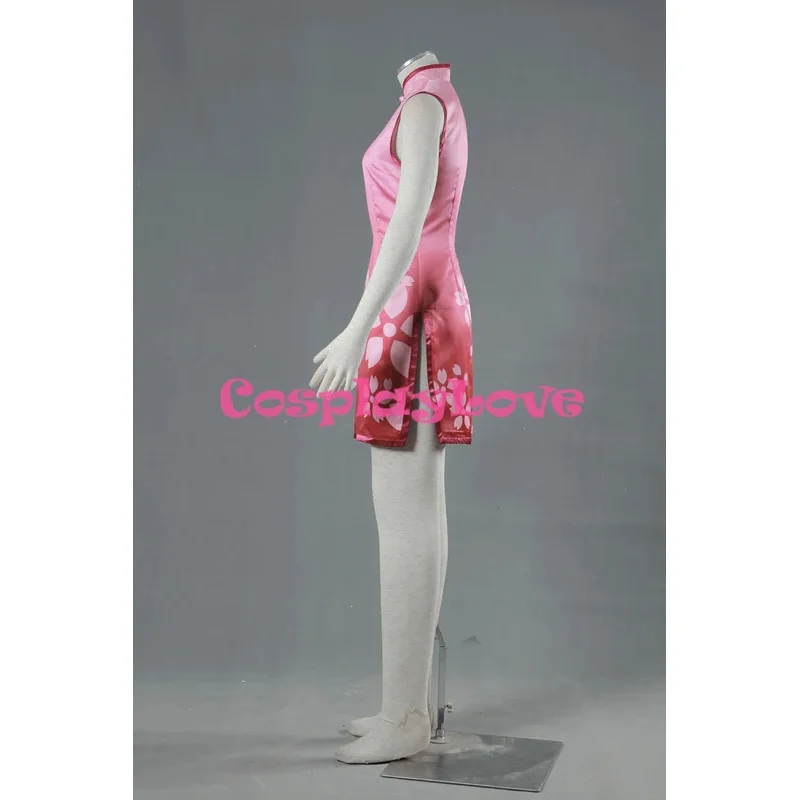 L'ultimo Sakura Haruno Costume Cosplay di 4 generazione abito Cheongsam cinese Stock su misura di alta qualità