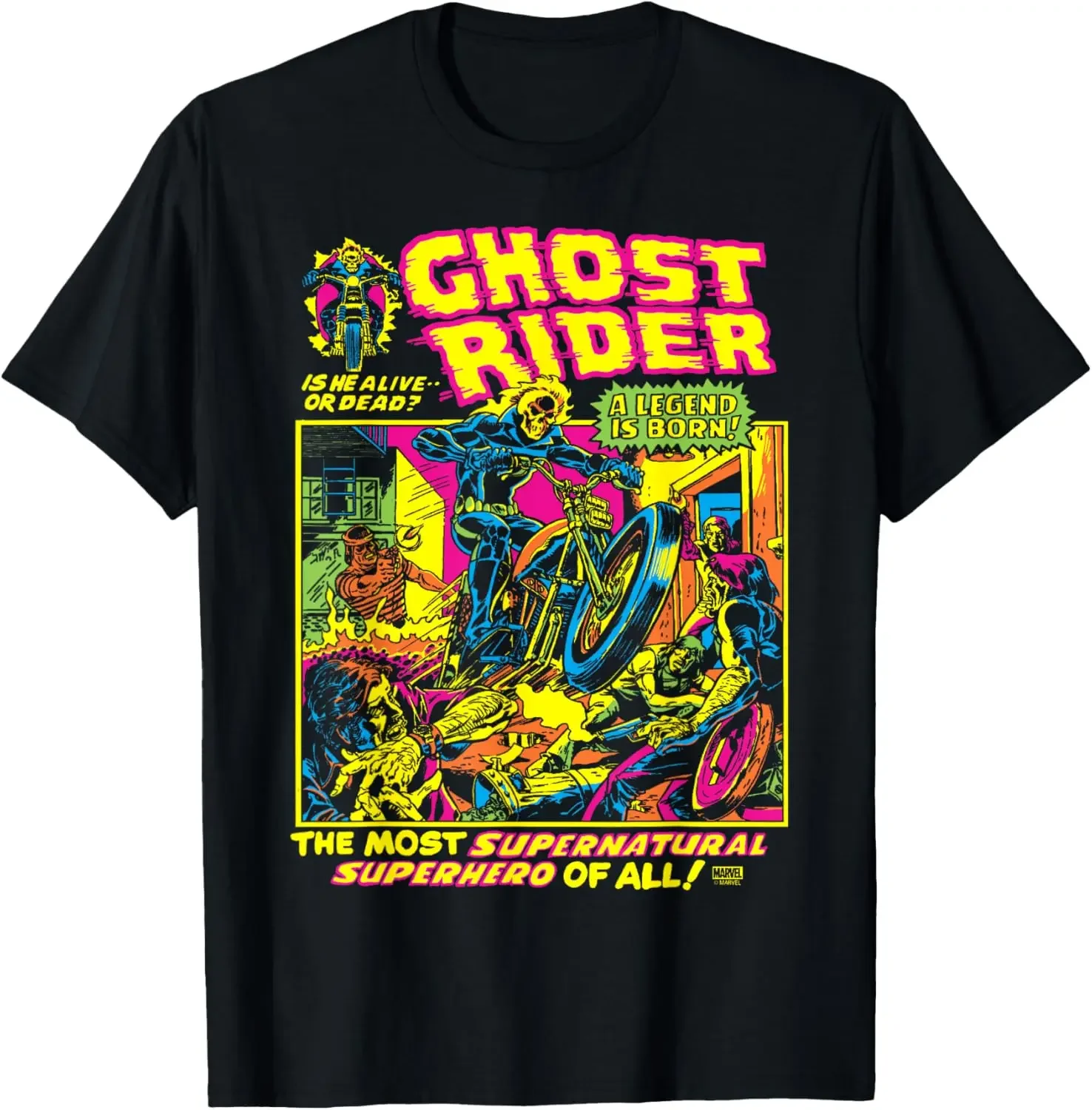 

Ghost Rider - Black Light T-Shirt