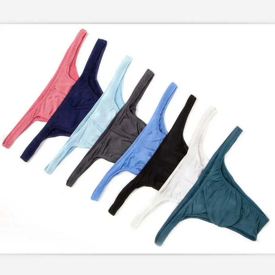 Heren lage taille ademend Me bikinislip sexy e-ondergoed heuplifting comfortabele nylon onderbroek uit één stuk