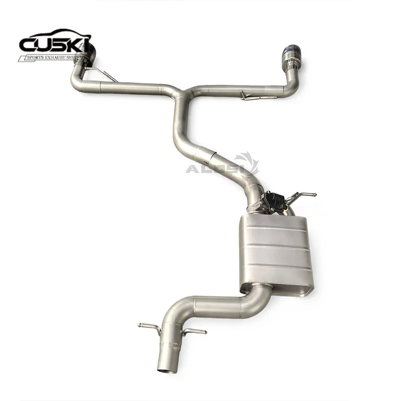 Das Cat Back-Auspuffanlage ist für das Kfz-Auspuffmodifikations-Auspuffzubehör Volkswagen Golf R MK7 2.0T 2011–2017 geeignet