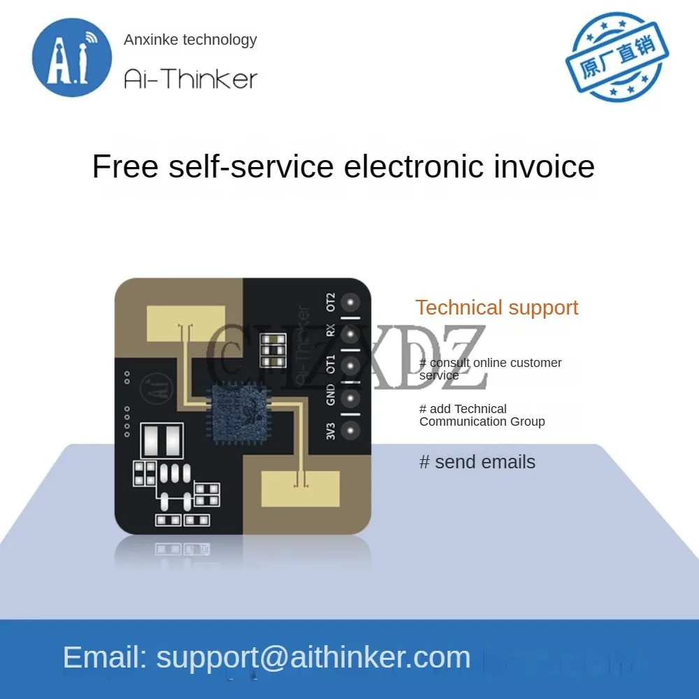 Módulo de Sensor de Radar 24G, detección de micromovimiento de cuerpo humano, Rd-03, PCB, antena integrada