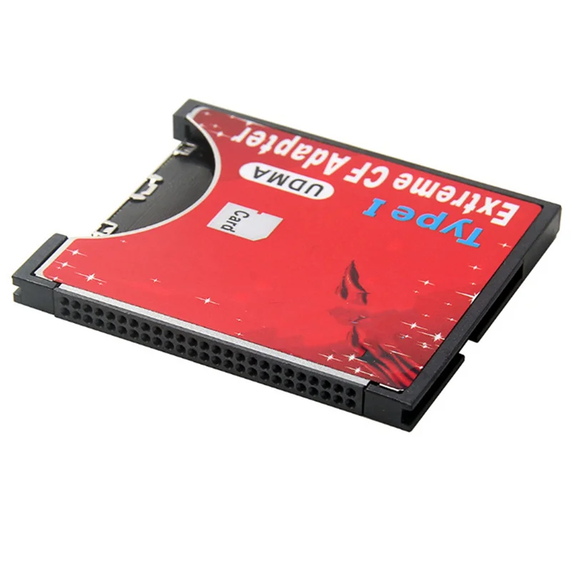 

A37T-10X New SD To CF Card Sleeve Supports Wireless WIFI SD Card Type I Adapter SLR Camera Red