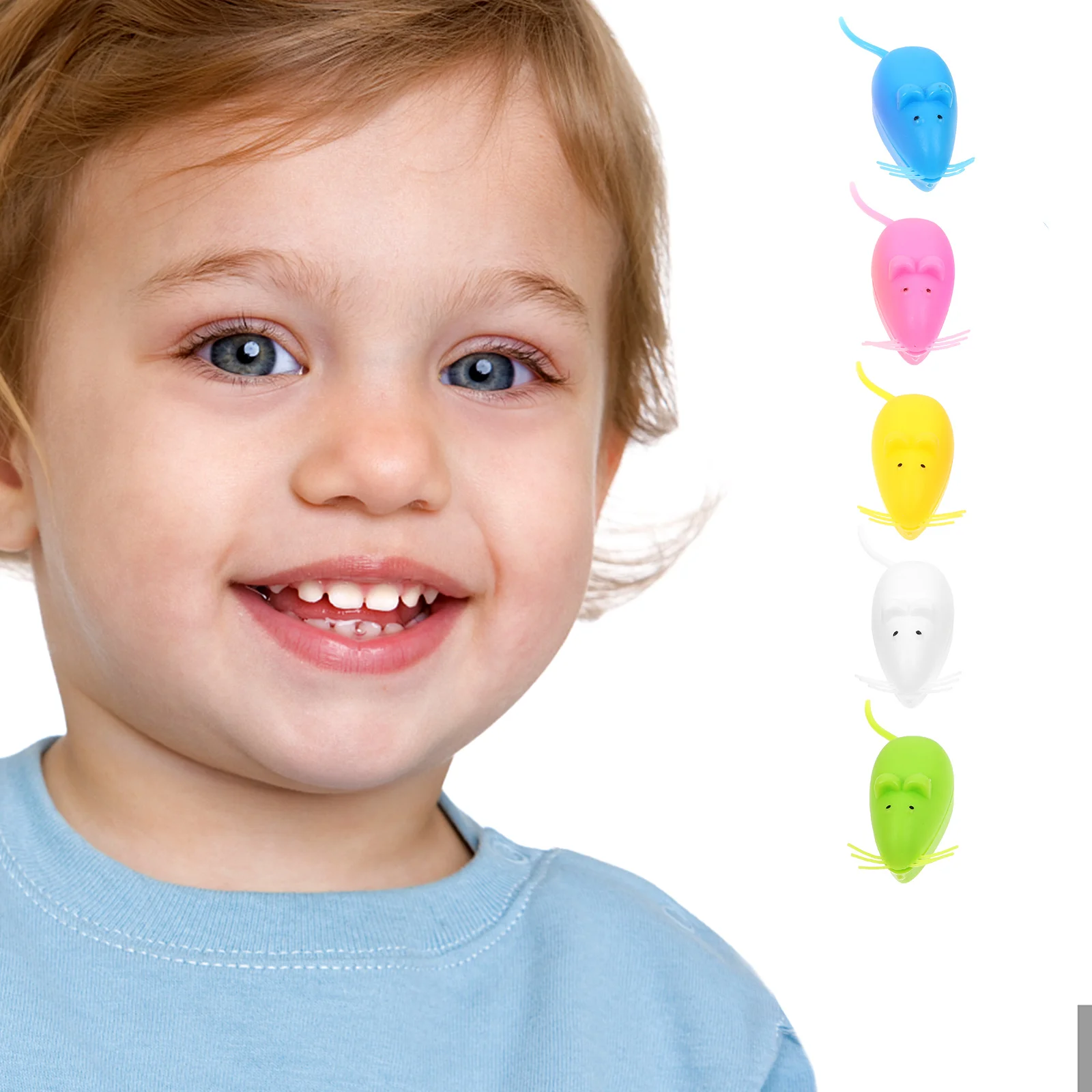 

100 Pcs Box Plastic Tooth Holders Storage Babies Boxes Colorful for s