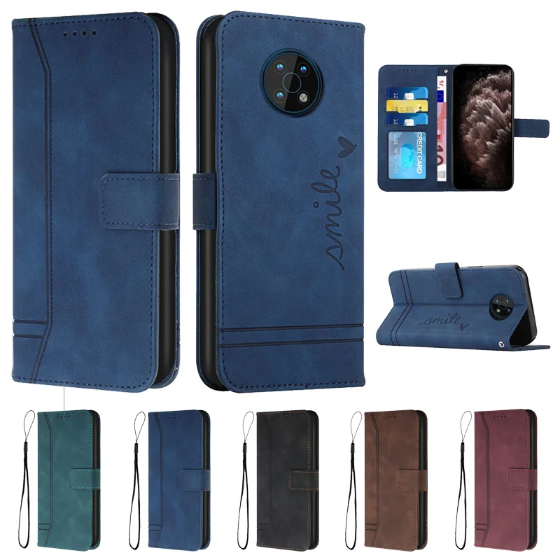 

For Nokia G50 Case NokiaG50 TA-1358 Coque Luxury Retro Wallet Leather Flip Cover on sFor Nokia G20 G10 G 50 Phone Cases Fundas
