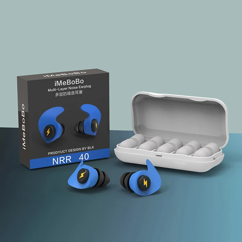 1PCS Mini Silicone Ear Plugs Noise Reduction Filter Hear Safety Ear Protector For Study Concert Soft Foam Sleeping Earplugs