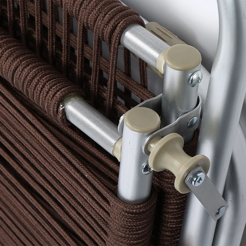 New braided rope short folding chair camping chair outdoor portable stall picnic camping chair