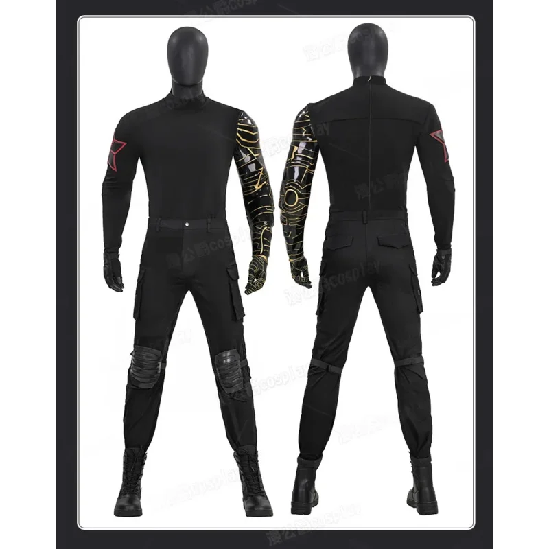 Костюм для косплея «Зимний солдат», униформа на Хэллоуин, карнавал, вечеринку, Рождество, ролевая одежда, одежда Костюм для косплея «Зимний солдат», униформа на Хэллоуин, карнавал, вечеринку, Рождество, ролевая одежда, одежда