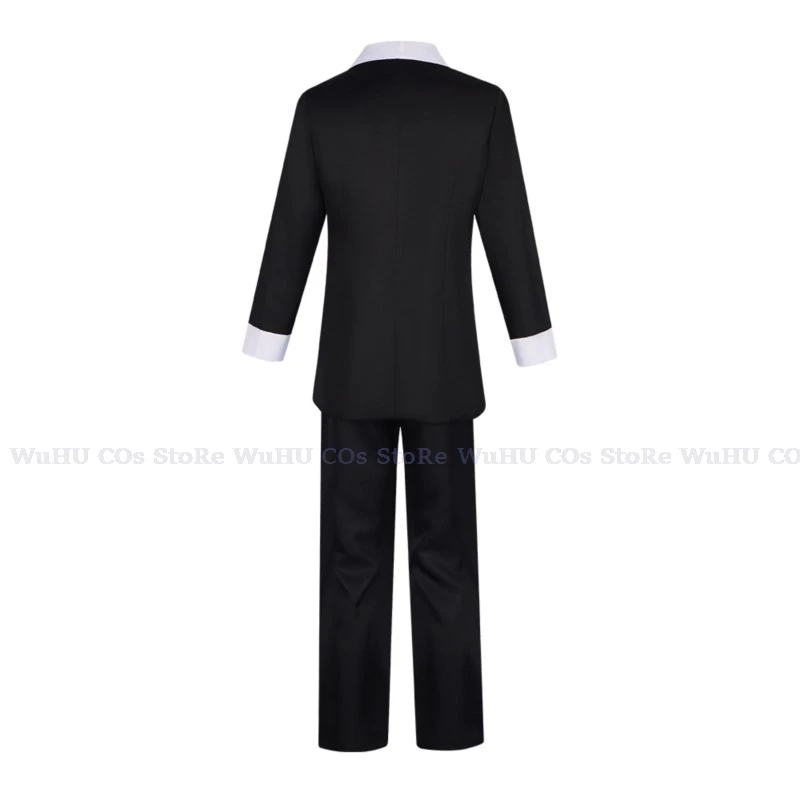SAIKOU/ Husk Cosplay Costume Uniform Hazzbin Cosplay Hotel Husk Cosplay Costume Black Halloween Party Outfits With Hat Ears Eyeb view 3