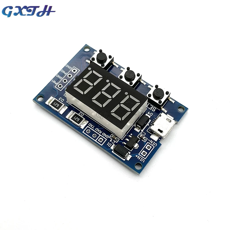 DC5-30V Micro Usb 5V Độc Lập PWM Máy Phát Điện 2 Dual Cách Kỹ Thuật Số Chu Kỳ Nhiệm Vụ Tần Số Xung Ban mô Đun