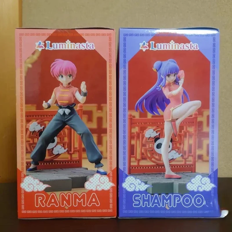 

New Hot Genuine Sega Luminasta Ranma 1/2 Early Yi Female Ranma Shanpu Battle Scene Handmade Model Toys For Gifts In Stock Gifts