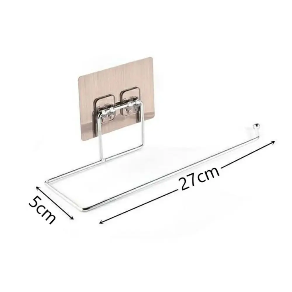 4/1PCS Kitchen Paper Holder Towel Storage Hook Toilet Paper Holder Towel Stand Storage Rack Tissue Holder Bathroom Organizer image 6