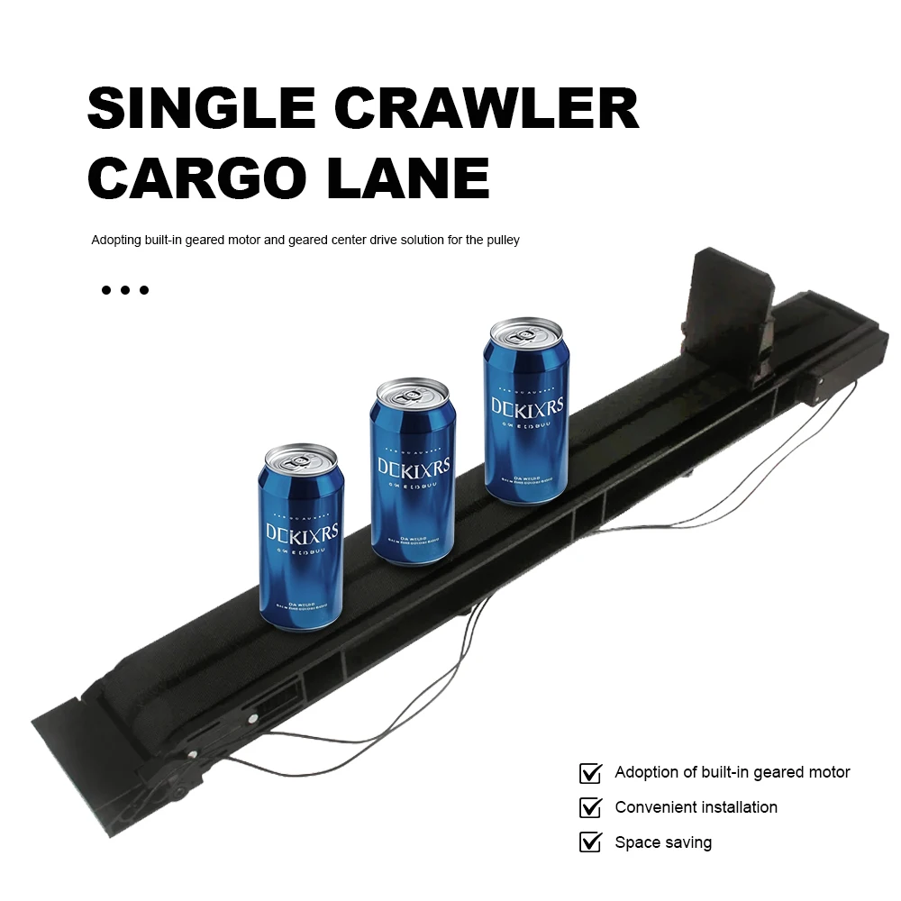 

Mini Conveyor Belt Electric Vending Machine Cargo Conveyor Belt Machine Plastic Fast Track Cargo Conveyor