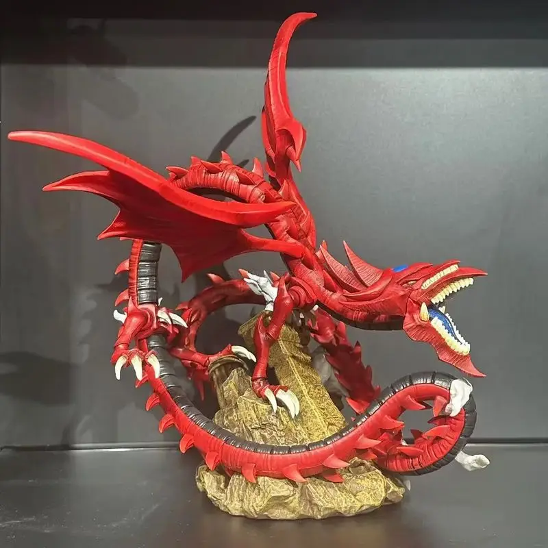 Yu-Gi-Oh Slifer the Sky Dragon 32CM Action Figure - Anime Duel Monsters PVC Gk Statue Model Doll Collection Toy for Fans