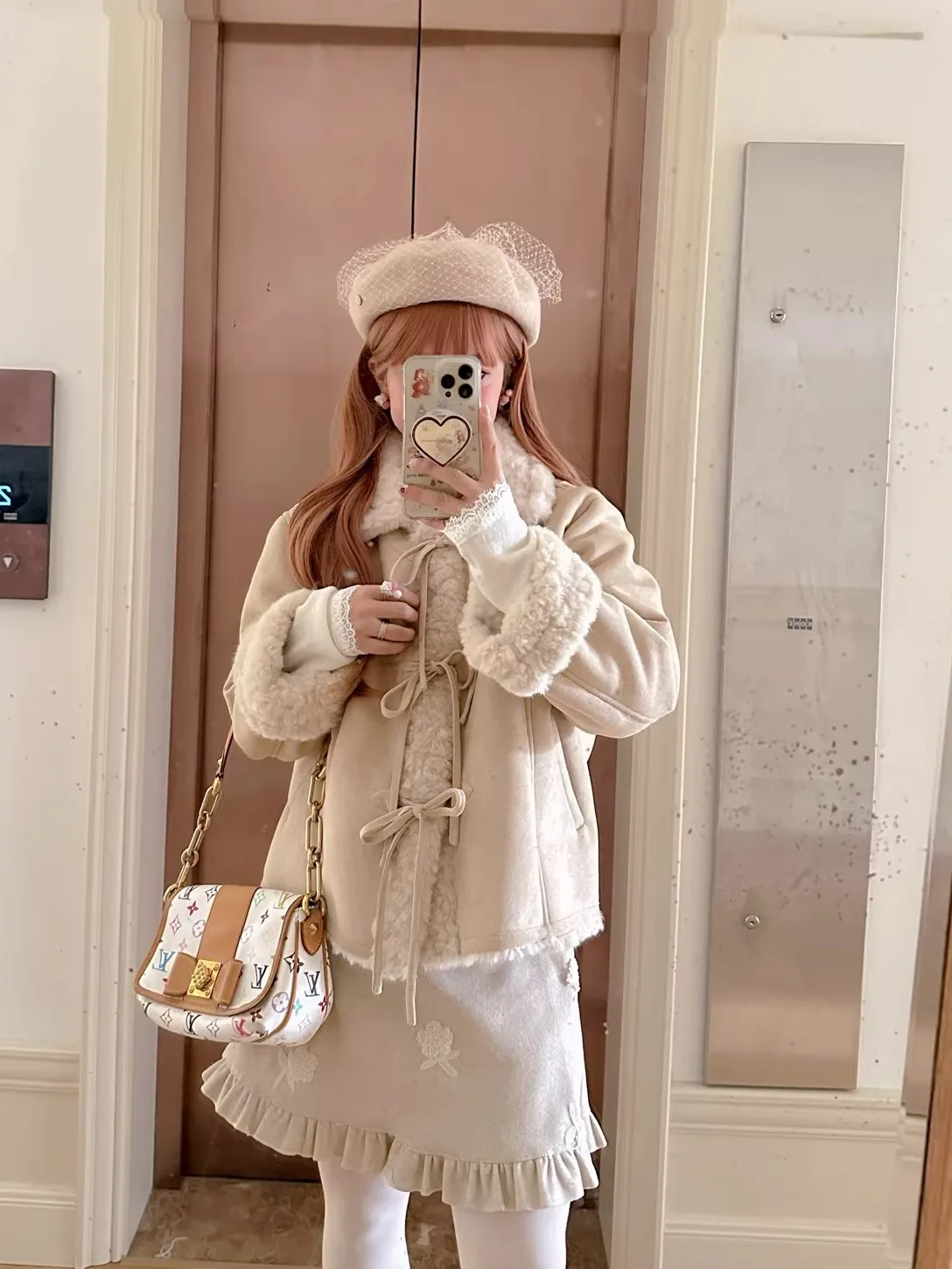 Pele de couro à prova de vento intercada Jaet Commute Sle Knot Thiened Casacos de proteção ambiental para mulheres